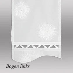 Moderne Stickerei-Schiebepaneele Kasandra Plauener Spitze