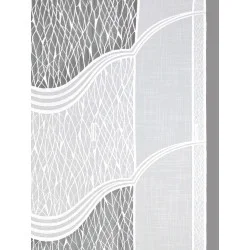 Muster der Flächengardine Denise in weiß