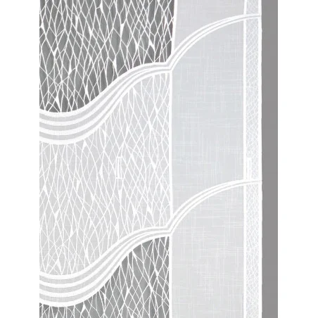 Muster der Flächengardine Denise in weiß