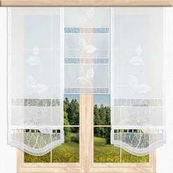 Attraktive bestickte Schiebepaneele Silja Deko