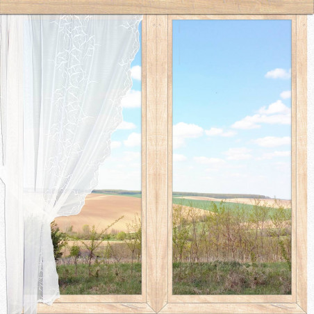 linker Seitenschals Annica in weiß-beige