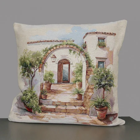 Gobelin-Kissenbezug Italienisches Tor