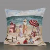 Maritime Gobelin-Kissenhülle Ostseestrand