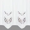 Modern bestickte Bistrogardine Tracy Detailbild