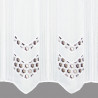 Modern bestickte Bistrogardine Tracy Detailbild
