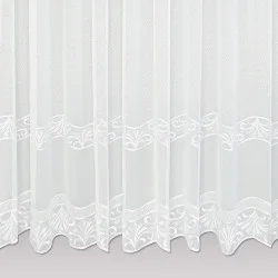 Bestickter weißer Stickerei-Store Belana