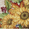Ländlicher Gobelin Kissenbezug Herbstzeit Detailbild