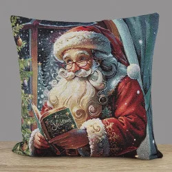 Festlicher Gobelin-Kissenbezug Ruprecht