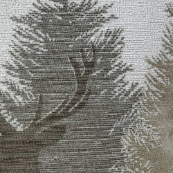 Detailbild der Weichen Chenille Gobelin-Kissenhülle Johann in creme-beige