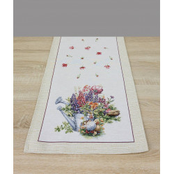 Gobelin-Deckenserie Gänsegarten: Tischset, Läufer & Mitteldecke | Edle Geschenk-Idee | Strapazierfähig und Langlebig