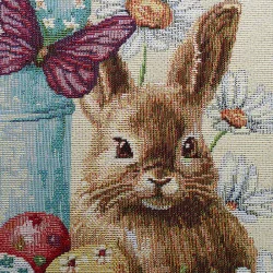 Auf diesem Bild ist ein Detailbild des kleinen Häslein zu sehen.