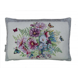 Das rechteckige Kissen Schmuckkörbchen ist hier mit eine prallen Füllung zu sehen.