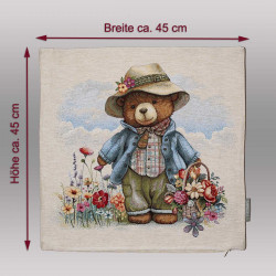 Kissenhülle mit Maßen ca. 45x45 cm und Kinder- Design, perfektes Dekokissen für stilvolle Wohntextilien.