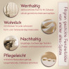 Vorteile von Fensterbildern aus Plauener Spitze: Werthaltig, wohnlich, nachhaltig und pflegeleichte Heimtextilien.