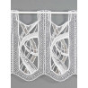 Hochwertige Plauener Spitzen-Panneau Elegance in natur-braun 35 cm hoch
