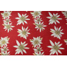 Bedruckter Baumwollstoff Edelweiss Meterware – Landhaus Nähstoff 160 cm breit