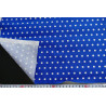 Baumwollstoff Kleine Punkte Meterware – Nähstoff blau weiß 160 cm