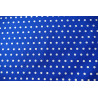 Baumwollstoff Kleine Punkte Meterware – Nähstoff blau weiß 160 cm