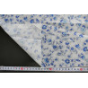 Baumwollstoff Kornblumen Meterware mit Massband