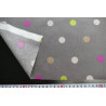 Baumwollstoff Bunte Punkte mit Massband